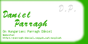 daniel parragh business card